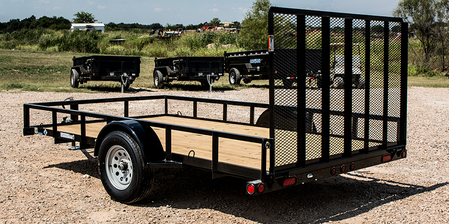 Pre-owned Big Tex flat bed trailer at Carl's Auto Parts